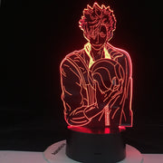 HAIKYUU TETSURO KUROO LED ANIME LAMP Manga Gift Anime 3d Lamp Night Light Lamp Otaku Gift Well Packed And Fast Dropshipping