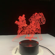 Legend 3D LED Lamp Changeable Mood Lamp LED 7 Colors USB Decor Illusion Table Lamp for Home Decorative As Game Toy Gift