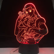 ILLUMI ZOLDYCK LED ANIME LAMP HUNTER X Figure 3d Lamp Acrylic Led Night Light Bedroom Decor Light for Kid Child Birthday Gift