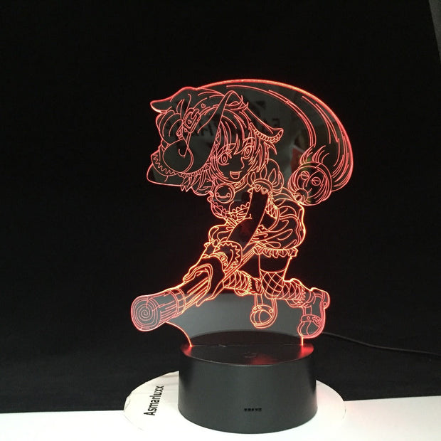 Dragon Ball Vegeta 3D LED Light Nightlights Color Changing Remote Control Dragon Ball Super LED Desk Lamp for Bedroom Decoration