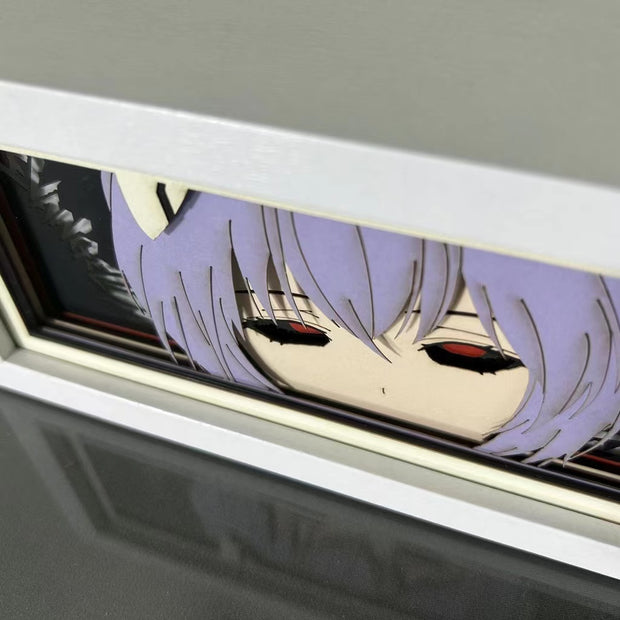 Rei Ayanami 3D Lamp Box