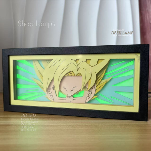 Goku 3D Lamp Box
