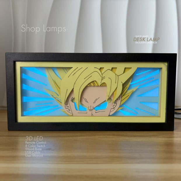 Goku 3D Lamp Box