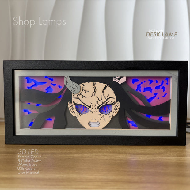 Nezuko 3D Lamp Box