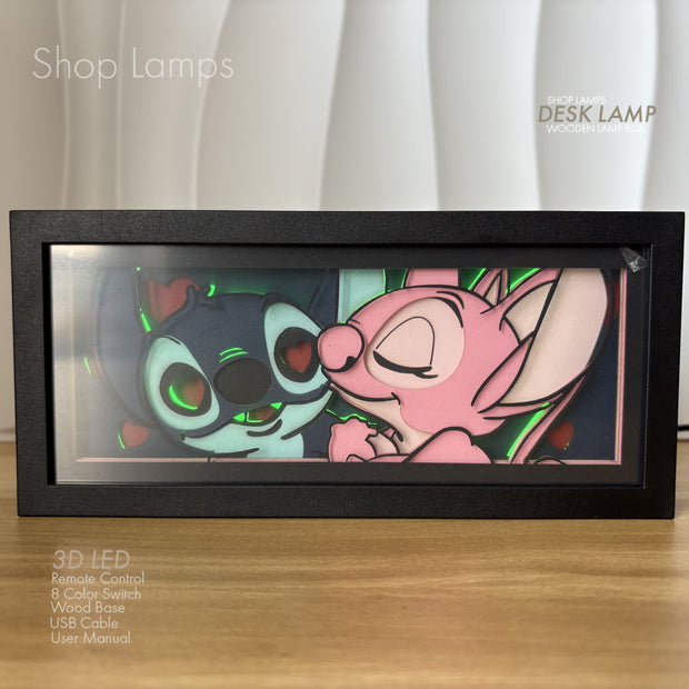 Stitch 3D Lamp Box