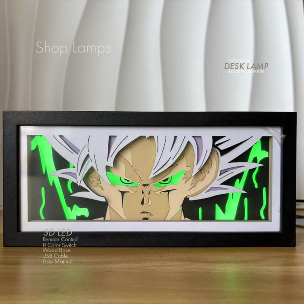 Goku 3D Lamp Box