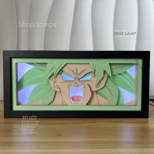 Broly 3D Lamp Box