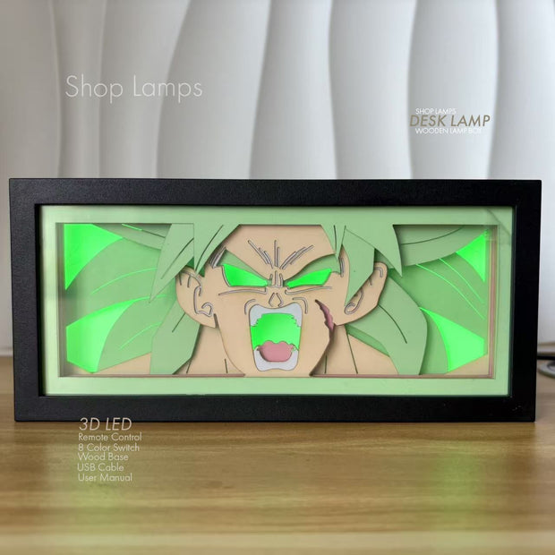 Broly 3D Lamp Box