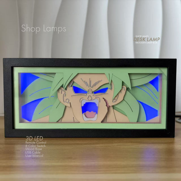 Broly 3D Lamp Box