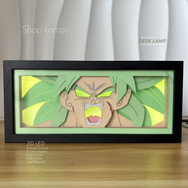 Broly 3D Lamp Box