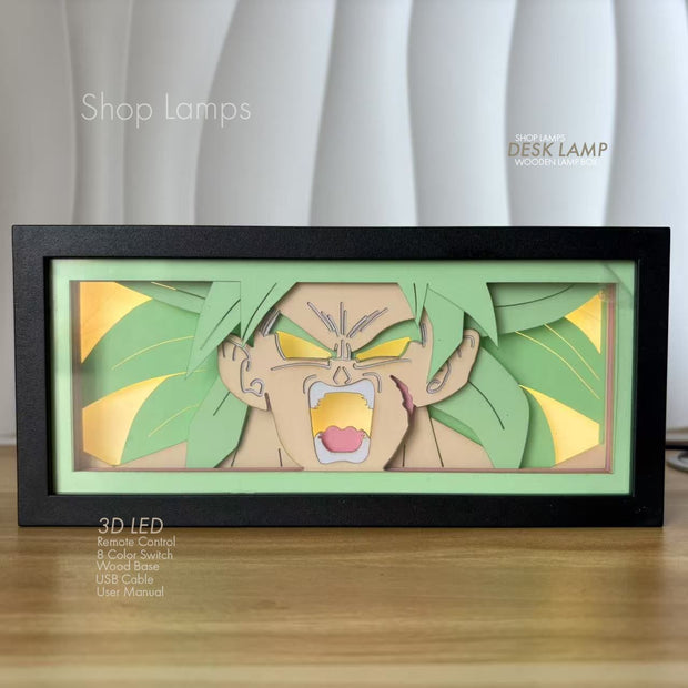 Broly 3D Lamp Box