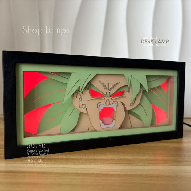 Broly 3D Lamp Box