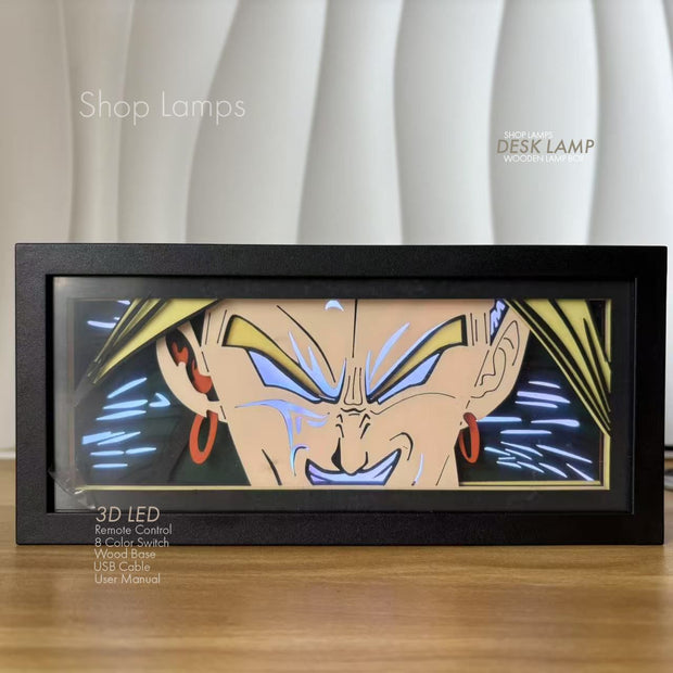 Z Broly 3D Lamp Box