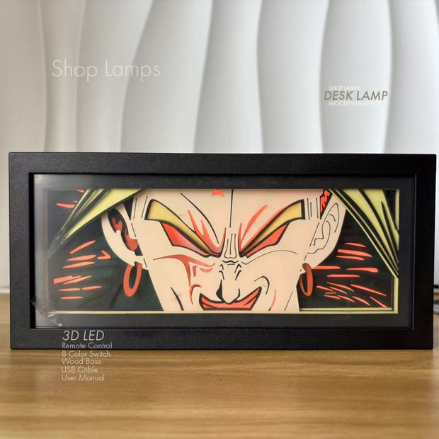 Z Broly 3D Lamp Box