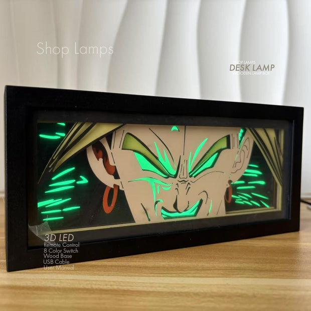 Z Broly 3D Lamp Box