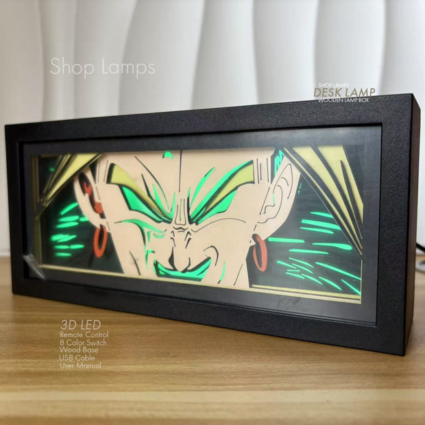 Z Broly 3D Lamp Box