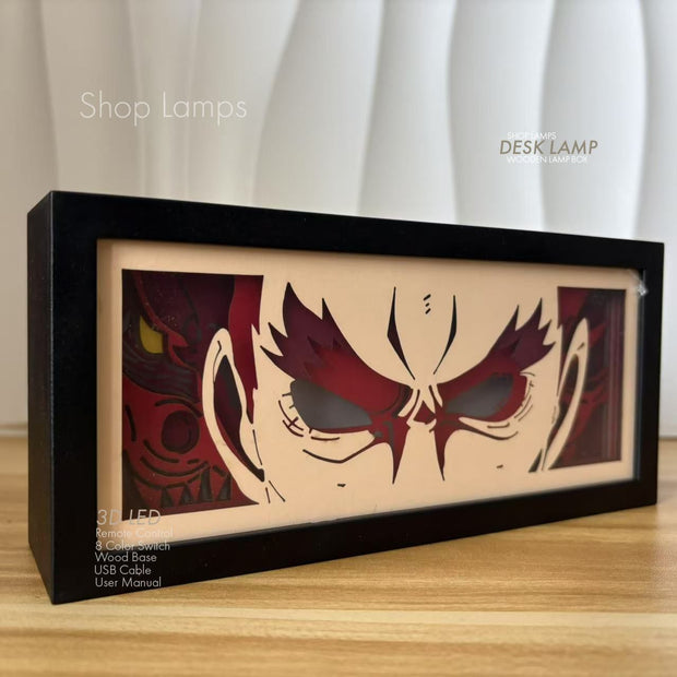 Might Guy 3D Lamp Box