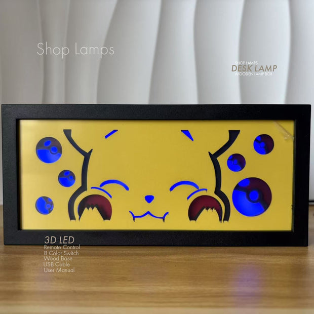 Pikachu 3D Lamp Box