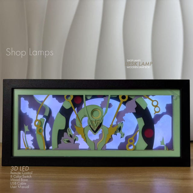 Rayquaza 3D Lamp Box