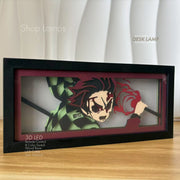 Tanjiro 3D Lamp Box