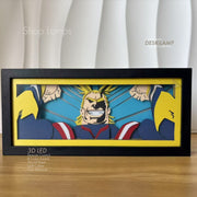All Might 3D Lamp Box