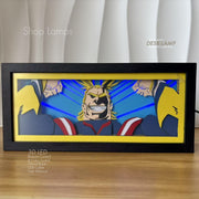 All Might 3D Lamp Box