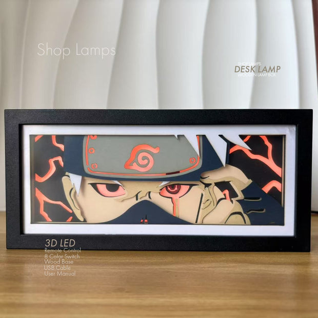 Kakashi 3D Lamp Box