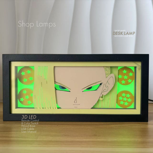 Android 18 3D Lamp Box