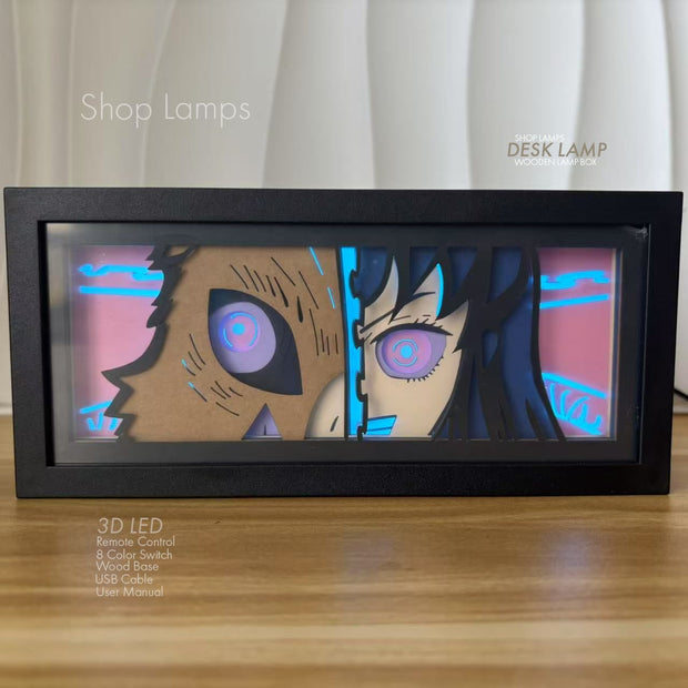 Demon Slayer 3D Lamp Box