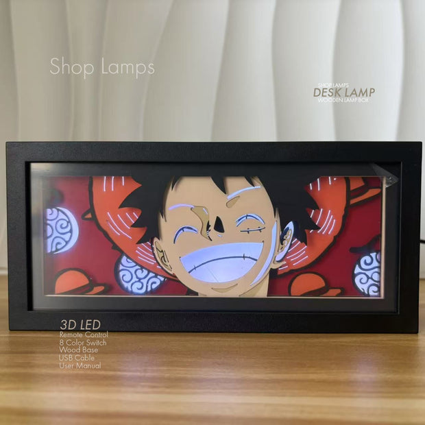 Luffy 3D Lamp Box