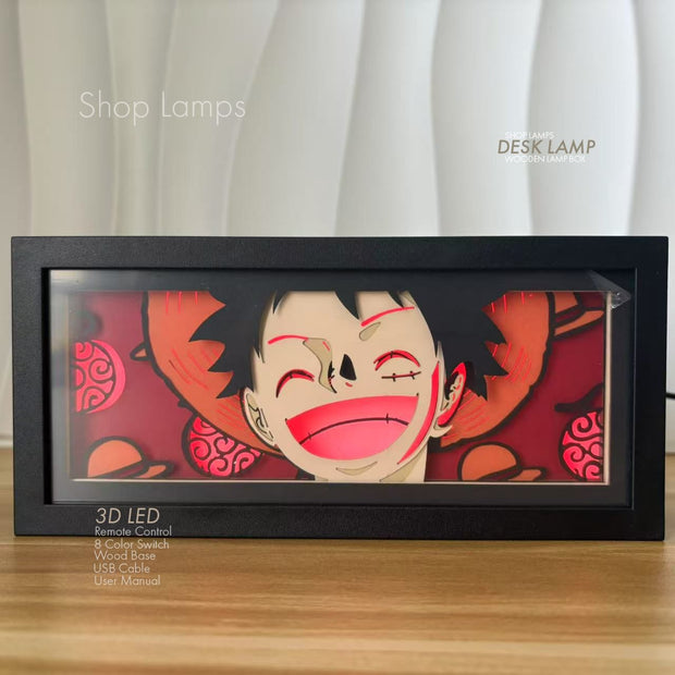 Luffy 3D Lamp Box
