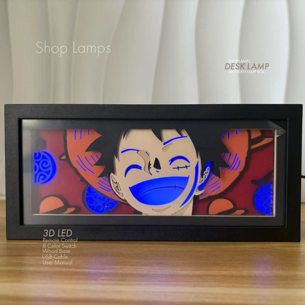 Luffy 3D Lamp Box