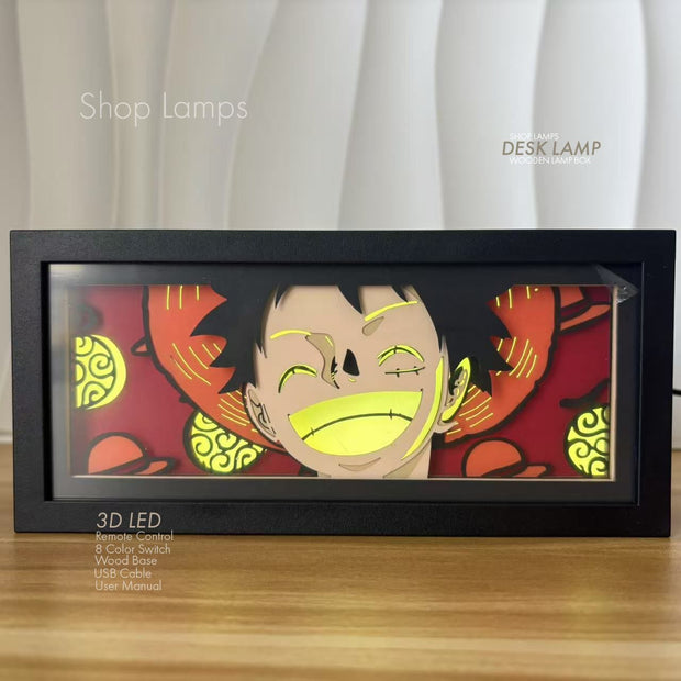 Luffy 3D Lamp Box