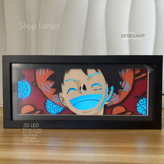 Luffy 3D Lamp Box