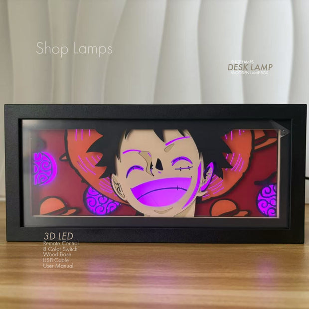 Luffy 3D Lamp Box