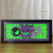 Gastly, Gengar & Haunter  3D Lamp Box