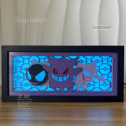 Gastly, Gengar & Haunter  3D Lamp Box