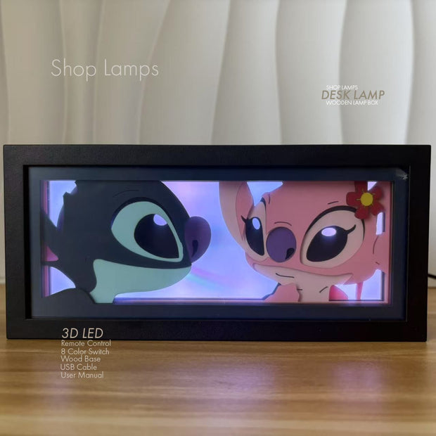 Stitch 3D Lamp Box
