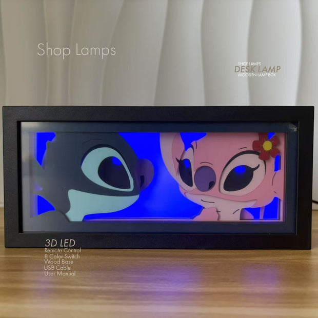 Stitch 3D Lamp Box