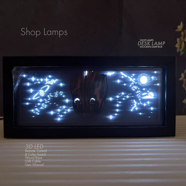 Groot 3D Lamp Box
