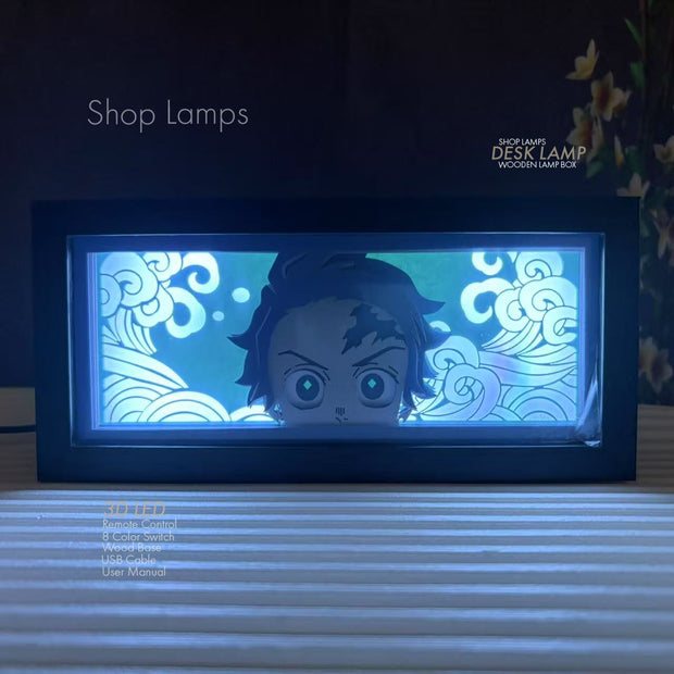Tanjiro 3D Lamp Box