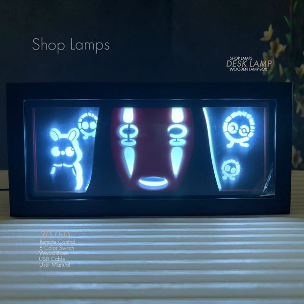No-Face 3D Lamp Box