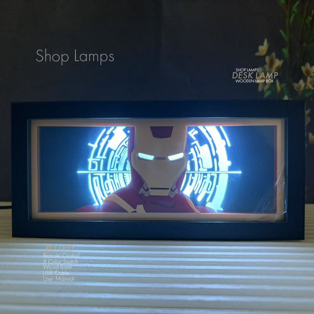 Iron Man 3D Lamp Box