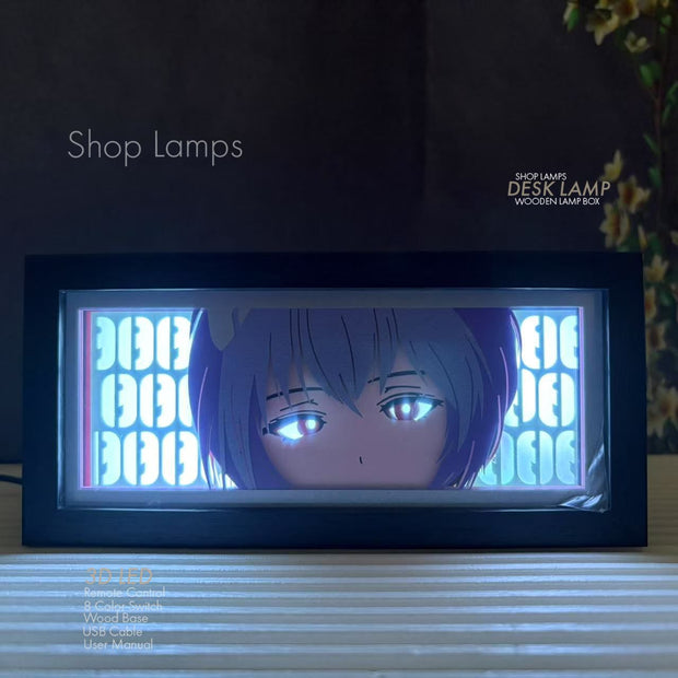 Rei Ayanami 3D Lamp Box