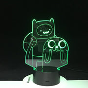 Cute Cartoon Table Desk Lamp Children Night 3D LED Night Light Lampara Change Bedroom Xmas Gift Decoration Kids Dropshipping