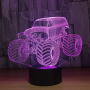 3D Colors Lamp Car Truck Shape Auto 3D Hologram Home Illumination Bedroom Decor Desk Table Lamp Best New Year Gift Cool Light