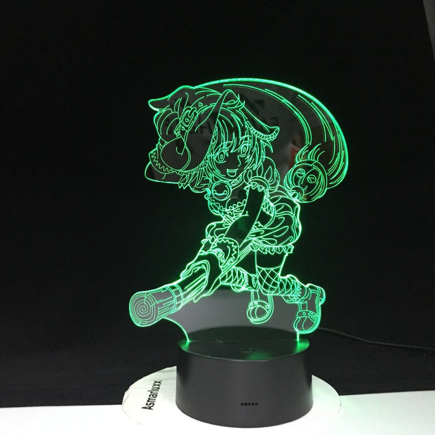 Dragon Ball Vegeta 3D LED Light Nightlights Color Changing Remote Control Dragon Ball Super LED Desk Lamp for Bedroom Decoration