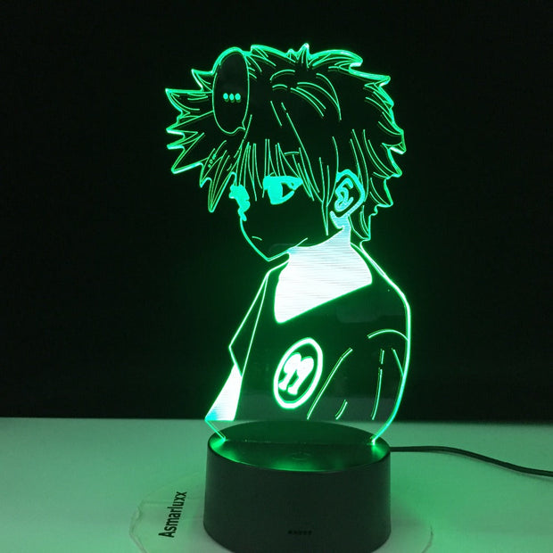 Hisoka Face Led Color Changing Atmosphere for Kids Bedroom Decor Light Child Night Light Anime Hunter X Gift 3D Lamp Dropship