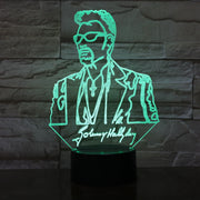 Novelty 3D Lamp Illusion LED USB Touch RGBW 7 Colors Changing Table Night Light Baby Bedside Decoration LED Lamp Drop Shipping