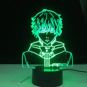 Tokyo Ghoul Ken Kaneki Face Nightlight for Reading Room Decor Light Anime Gift for Birthday Table Lamp Usb 3d Led Night Light